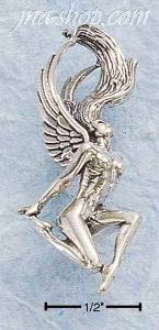 Sterling Silver WINGED WOMAN CHARM