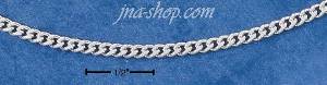 24" Sterling Silver CURB 060 CHAIN (2 MM)