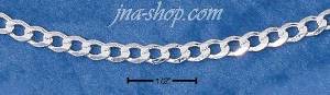 18" Sterling Silver 080 CURB (3 MM) CHAIN