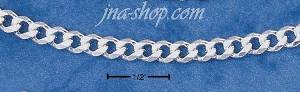 18" Sterling Silver 100 CURB (4 MM) CHAIN
