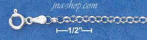 18" Sterling Silver ROLO 040 CHAIN (2MM)