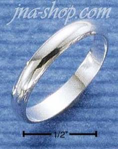 Sterling Silver 3MM HP WEDDING BAND SIZES 3-11