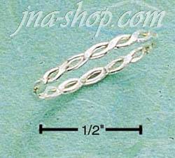 Sterling Silver SERPENTINE BAND SIZES 4-8