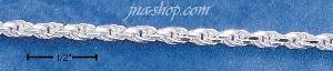 16" Sterling Silver 060 SOLID DC ROPE CHAIN (2.5MM)