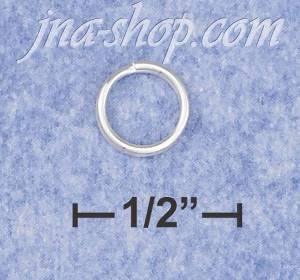 Sterling Silver 7MM SPLIT RING (12 PIECES)
