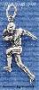 Sterling Silver RUNNING FOOTBALL PLAYER CHARM Sterling Silver RUNNING FOOTBALL PLAYER CHARM