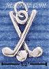 Sterling Silver GOLF CHARM Sterling Silver GOLF CHARM