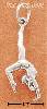 Sterling Silver GYMNAST CHARM Sterling Silver GYMNAST CHARM