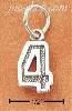 Sterling Silver JERSEY #4 CHARM