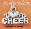 Sterling Silver I LOVE TO CHEER CHARM Sterling Silver I LOVE TO CHEER CHARM