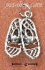 Sterling Silver SNOWSHOES CHARM