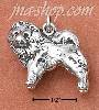 Sterling Silver 3-D CHOW CHOW CHARM