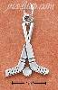 Sterling Silver HOCKEY STICKS AND PUCK CHARM Sterling Silver HOCKEY STICKS AND PUCK CHARM