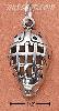 Sterling Silver GOALIE MASK CHARM Sterling Silver GOALIE MASK CHARM