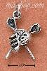 Sterling Silver LACROSSE STICKS AND MASK CHARM