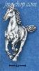 Sterling Silver ANTIQUED RUNNING HORSE PENDANT
