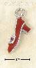 Sterling Silver ENAMEL RED HIGH HEEL SHOE WITH RED CRYSTALS CHAR