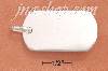 Sterling Silver LARGE ENGRAVEABLE DOG TAG CHARM Sterling Silver LARGE ENGRAVEABLE DOG TAG CHARM
