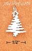 Sterling Silver HIGH POLISH CONTEMPORARY SQUIGGLE CHRISTMAS TREE