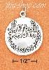 Sterling Silver SLIGHTLY DOMED "SOFTBALL MOM" CHARM