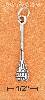 Sterling Silver 3D ANTIQUED LACROSSE STICK CHARM Sterling Silver 3D ANTIQUED LACROSSE STICK CHARM