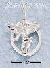 Sterling Silver OVAL DC GUARDIAN ANGEL CHARM