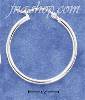 Sterling Silver LIGHTWEIGHT 28MM HOOPS WITH CURVED LOCK EARRINGS