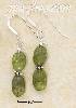 Sterling Silver DOUBLE OVAL PERIDOT STONES W/ SS BEADED SPACERS