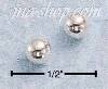 Sterling Silver 4MM BALL POST EARRINGS