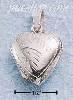 Sterling Silver EXTRA SMALL ENGRAVED HEART LOCKET