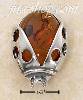 Sterling Silver HONEY AMBER LADYBUG PIN (APPROX 1")