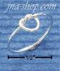 Sterling Silver HP LOOSE LOVE KNOT RING SIZES 4-10