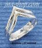 Sterling Silver HP DOUBLE V BAND SIZES 4-10