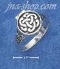 Sterling Silver ANTIQUED CELTIC KNOT POISON RING size 9