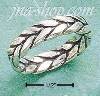 Sterling Silver ANTIQUED ROPE WEAVE BAND SIZES 5-12