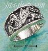 Sterling Silver INSET DC DRAGON BAND SIZES 6-14