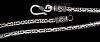 Sterling Silver 22" Byzantine Indonesian Handmade Toggle Necklac Sterling Silver 22" Byzantine Indonesian Handmade Toggle Necklac