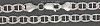 16" Sterling Silver Marina Mariner Chain 5.4mm Diamond-cut One Side Plain Other