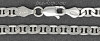 18" Sterling Silver Marina Mariner Chain 3.8mm 18" Sterling Silver Marina Mariner Chain 3.8mm