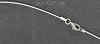 Sterling Silver 17.5" Round Omega Romega Neckwire Chain Necklace 1mm Sterling Silver 17.5" Round Omega Romega Neckwire Chain Necklace 1mm