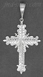 Sterling Silver DC Cross Charm Pendant