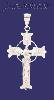 Sterling Silver DC Cross Crucifix Charm Pendant Sterling Silver DC Cross Crucifix Charm Pendant