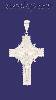 Sterling Silver DC Cross Crucifix Charm Pendant Sterling Silver DC Cross Crucifix Charm Pendant