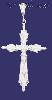 Sterling Silver DC Big Cross Charm Pendant