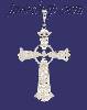 Sterling Silver DC Big Cross Charm Pendant Sterling Silver DC Big Cross Charm Pendant