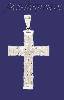 Sterling Silver DC Big Cross Charm Pendant Sterling Silver DC Big Cross Charm Pendant