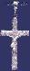 Sterling Silver DC Big Cross Crucifix Charm Pendant