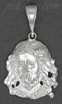 Sterling Silver DC Jesus Christ Face Charm Pendant Sterling Silver DC Jesus Christ Face Charm Pendant