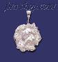 Sterling Silver DC Big Lion Head Charm Pendant Sterling Silver DC Big Lion Head Charm Pendant