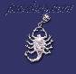 Sterling Silver DC Scorpion Charm Pendant Sterling Silver DC Scorpion Charm Pendant